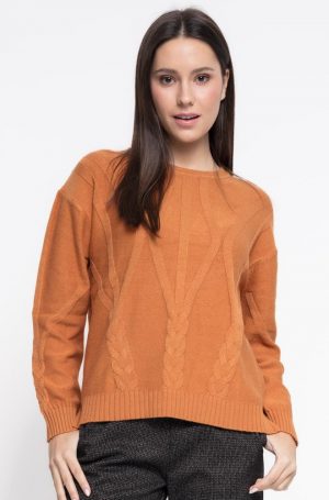 Jersey Edita ocre Cms punto fino vista frontal