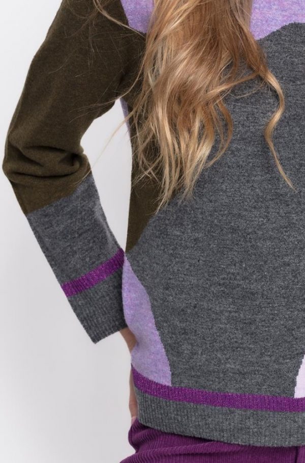 Detalle de la manga con patchwork del Jersey Jezabel Cms Love