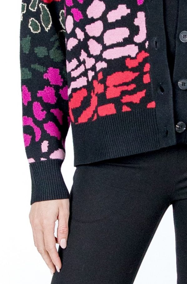 Cárdigan Cardy Lylu Wear negro multicolor