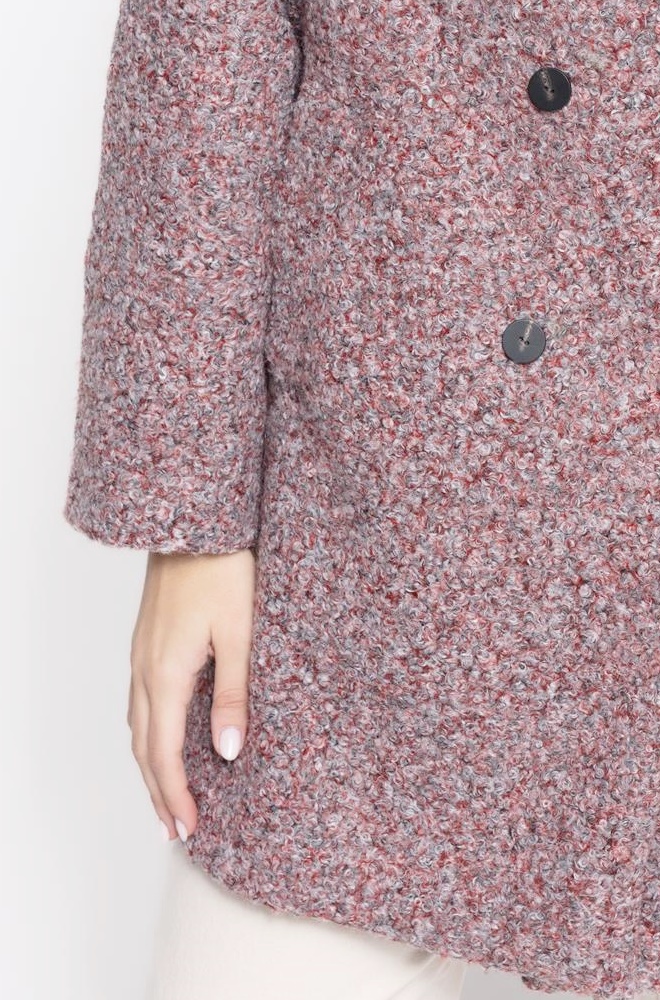 Abrigo Hadria CMS Love jaspeado | Elegancia atemporal