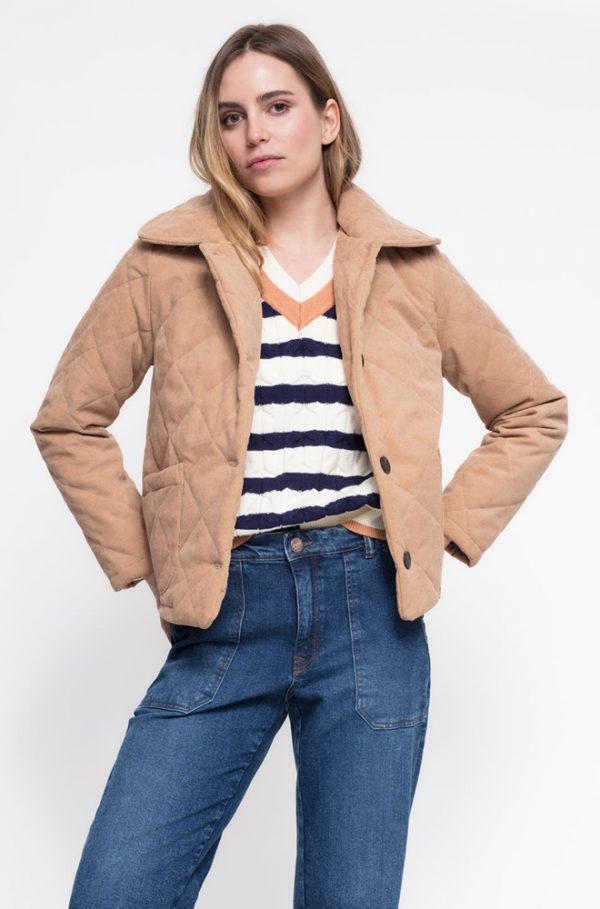 Chaqueta acolchada camel Cms Love.