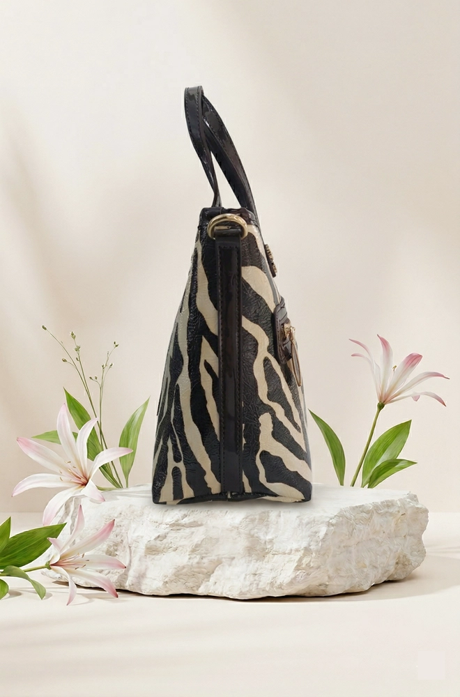 bolso tote mini cebra Noco lateral