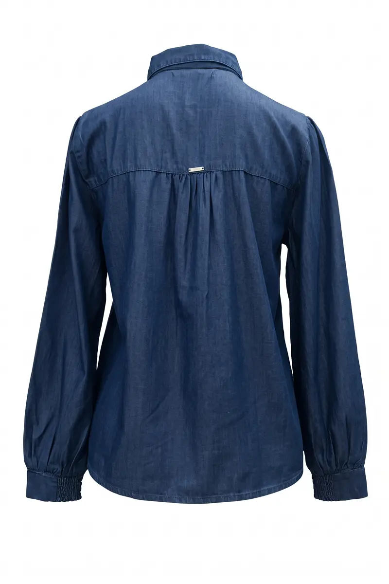 Camisa denim mujer Cms Meridit espalda